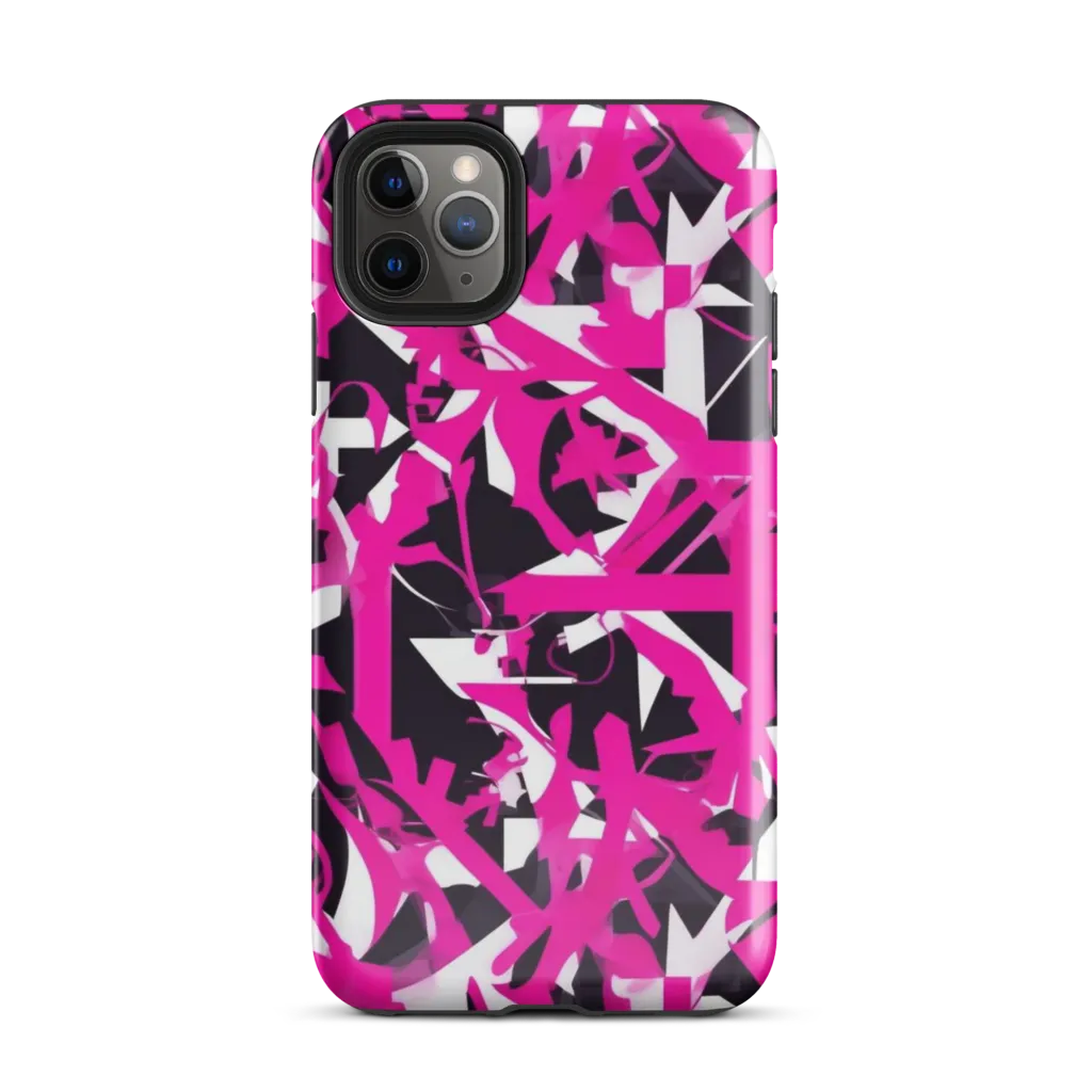 Hyperpop Geometry on Tough Case for iPhone® — Front