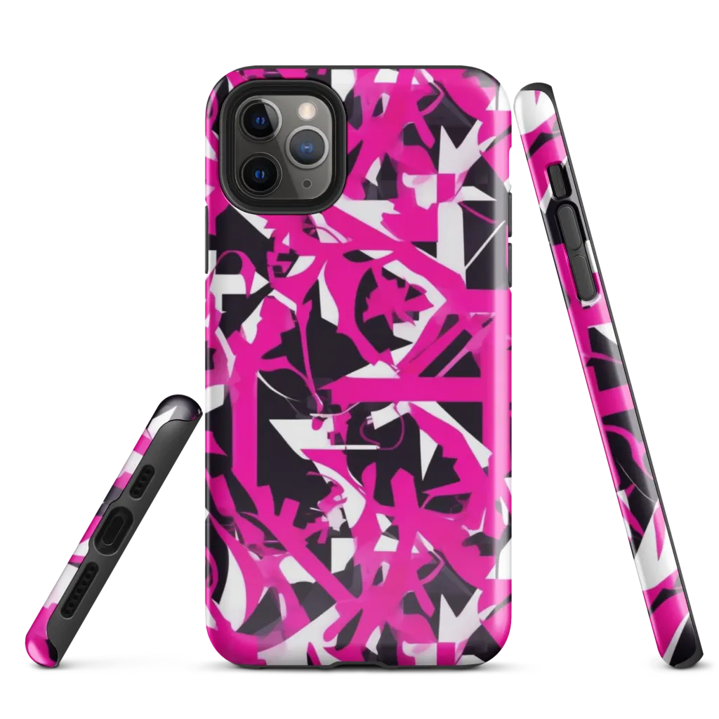 Hyperpop Geometry on Tough Case for iPhone® — Front
