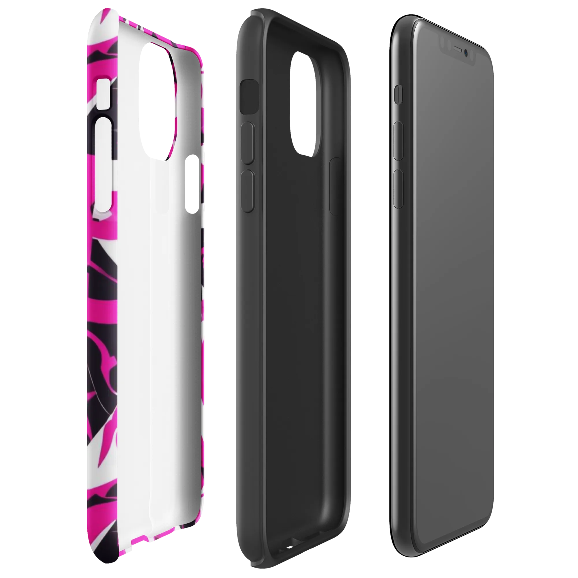 Hyperpop Geometry on Tough Case for iPhone® — Right