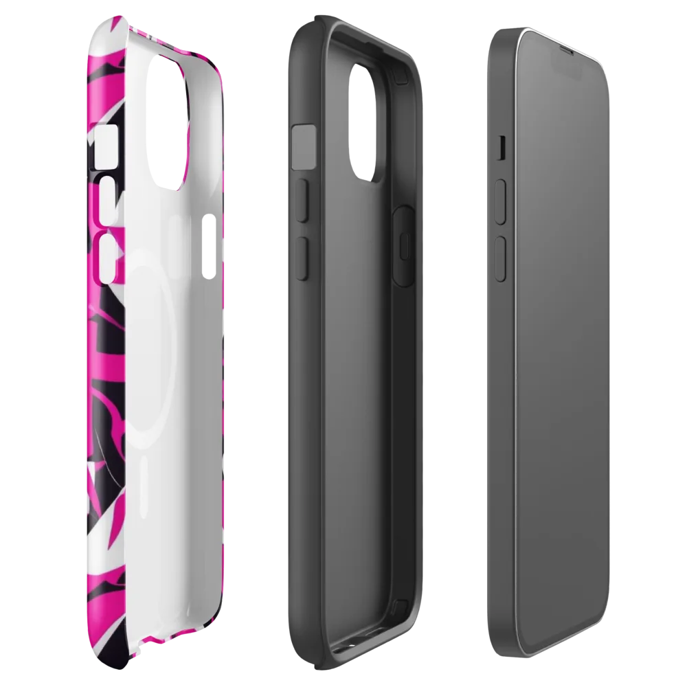 Hyperpop Geometry on MagSafe Tough Case for iPhone® — Front