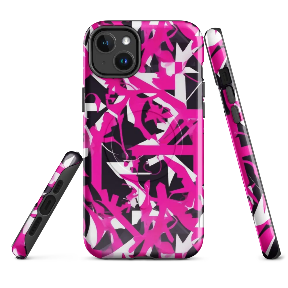 Hyperpop Geometry on MagSafe Tough Case for iPhone® — Front