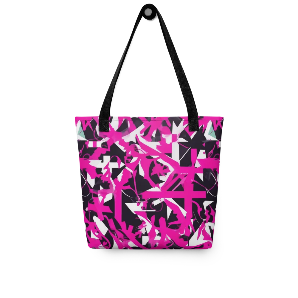 Hyperpop Geometry on Tote Bag — Front