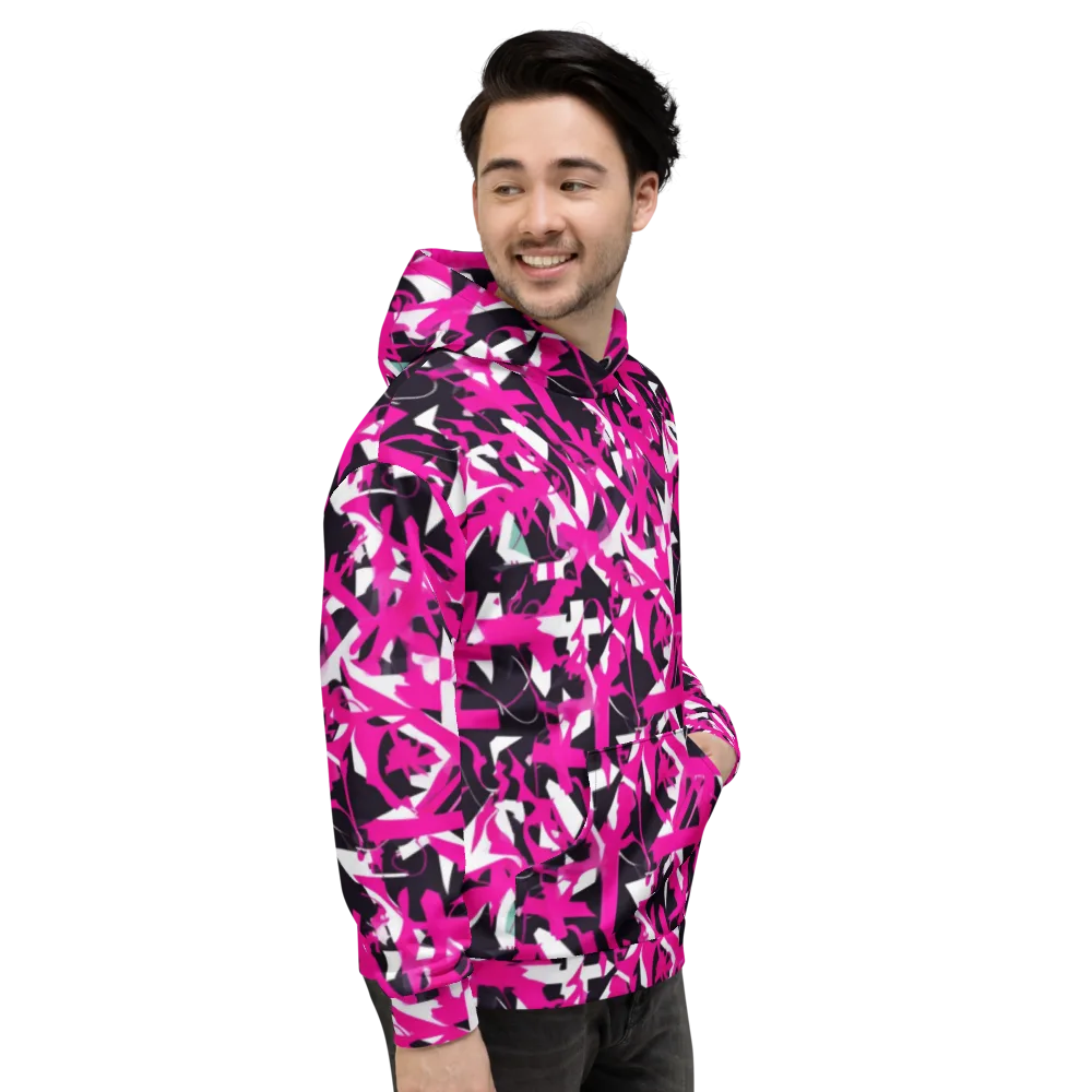 Hyperpop Geometry on Hoodie — Right