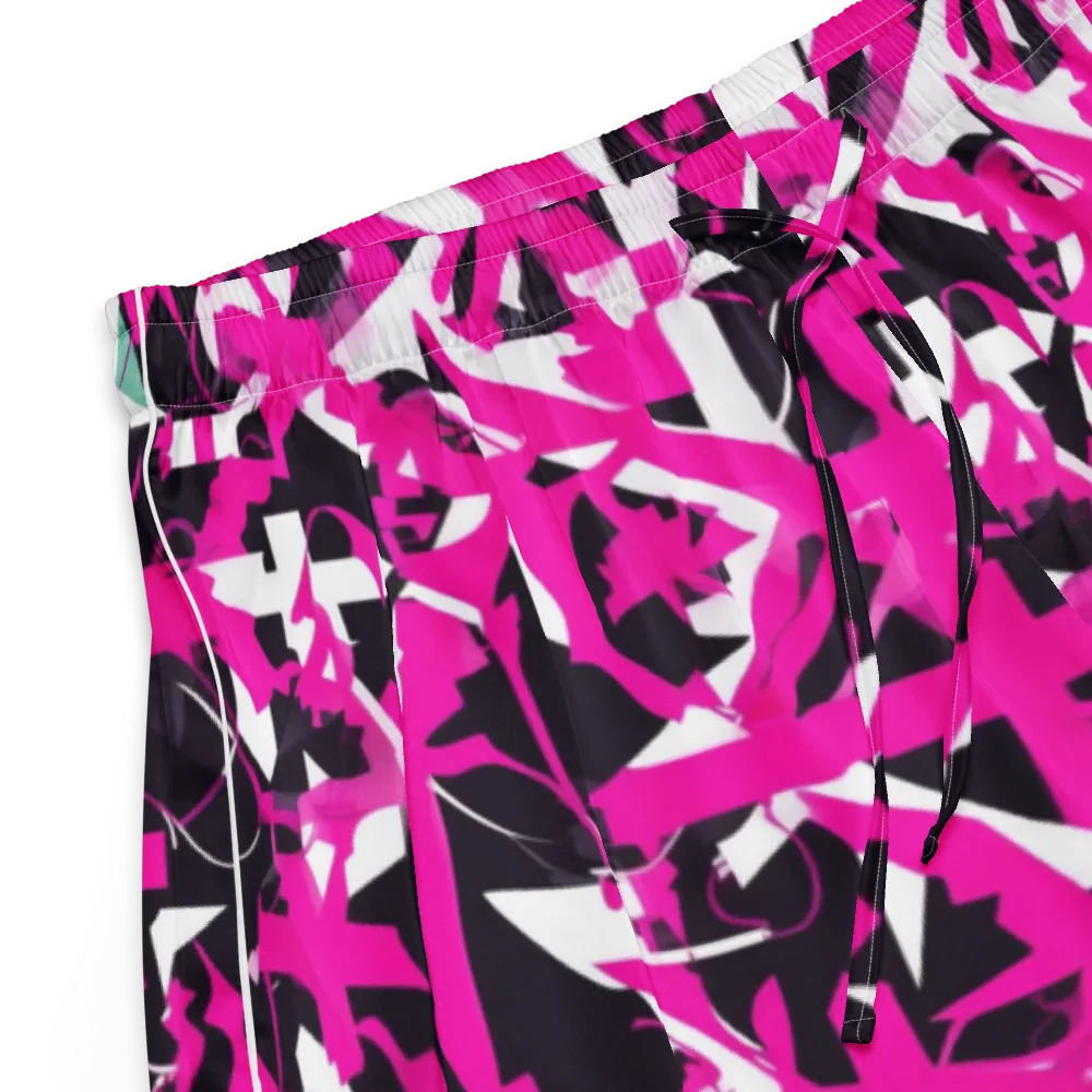 Hyperpop Geometry on Women's Pajama Shorts — Product details