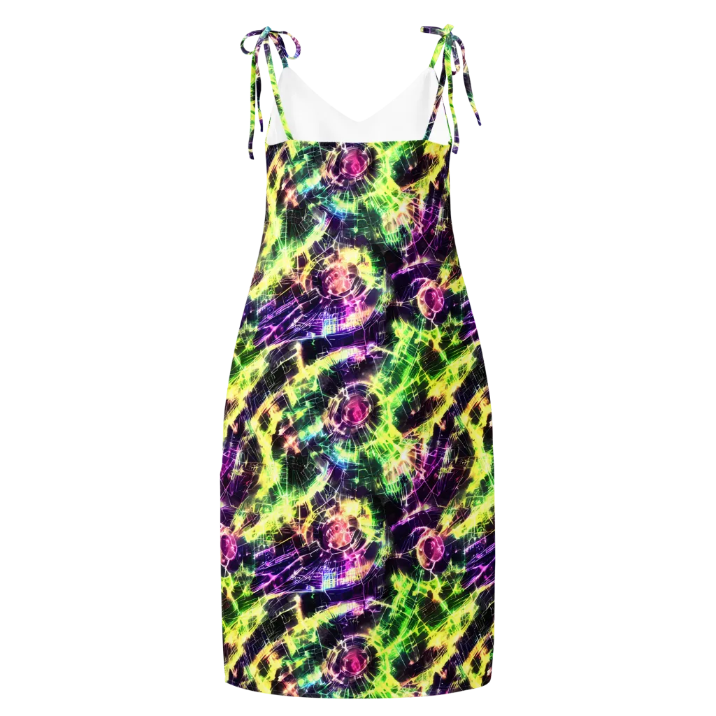 Ultraviolet Collision on Slip Dress — Back