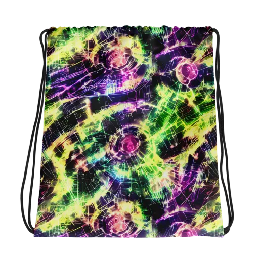 Ultraviolet Collision on a Drawstring Bag