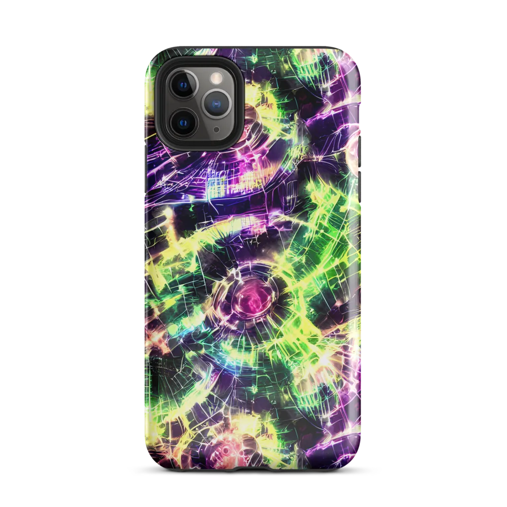 Ultraviolet Collision on Tough Case for iPhone® — Front