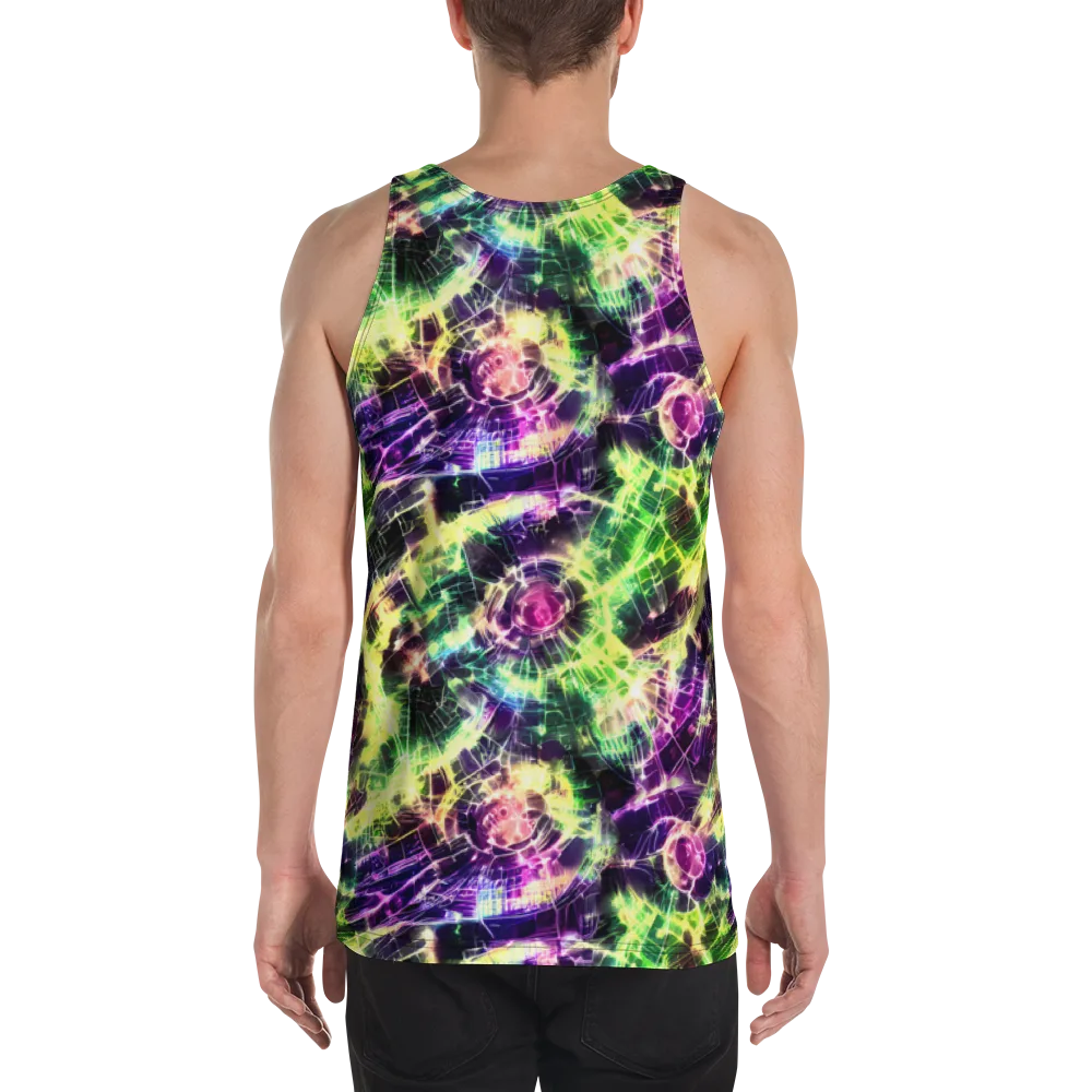 Ultraviolet Collision on Men's Tank Top — Back
