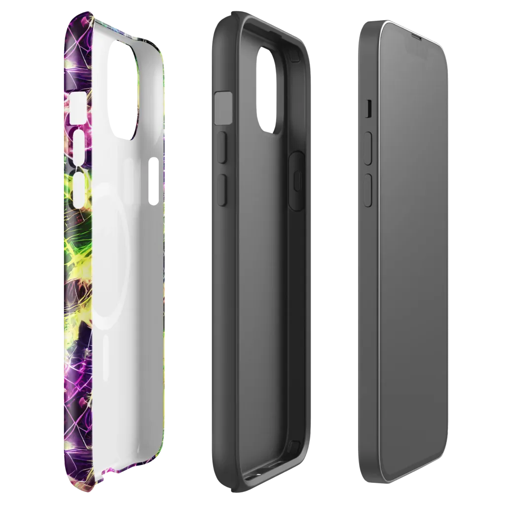 Ultraviolet Collision on MagSafe Tough Case for iPhone® — Front