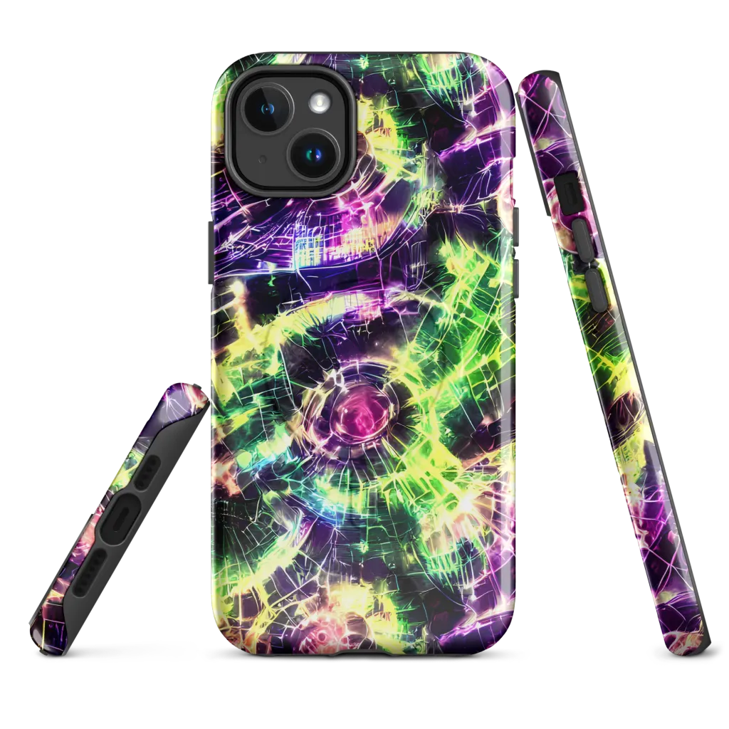 Ultraviolet Collision on MagSafe Tough Case for iPhone® — Front