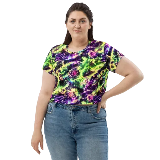 Ultraviolet Collision on a Crop Tee