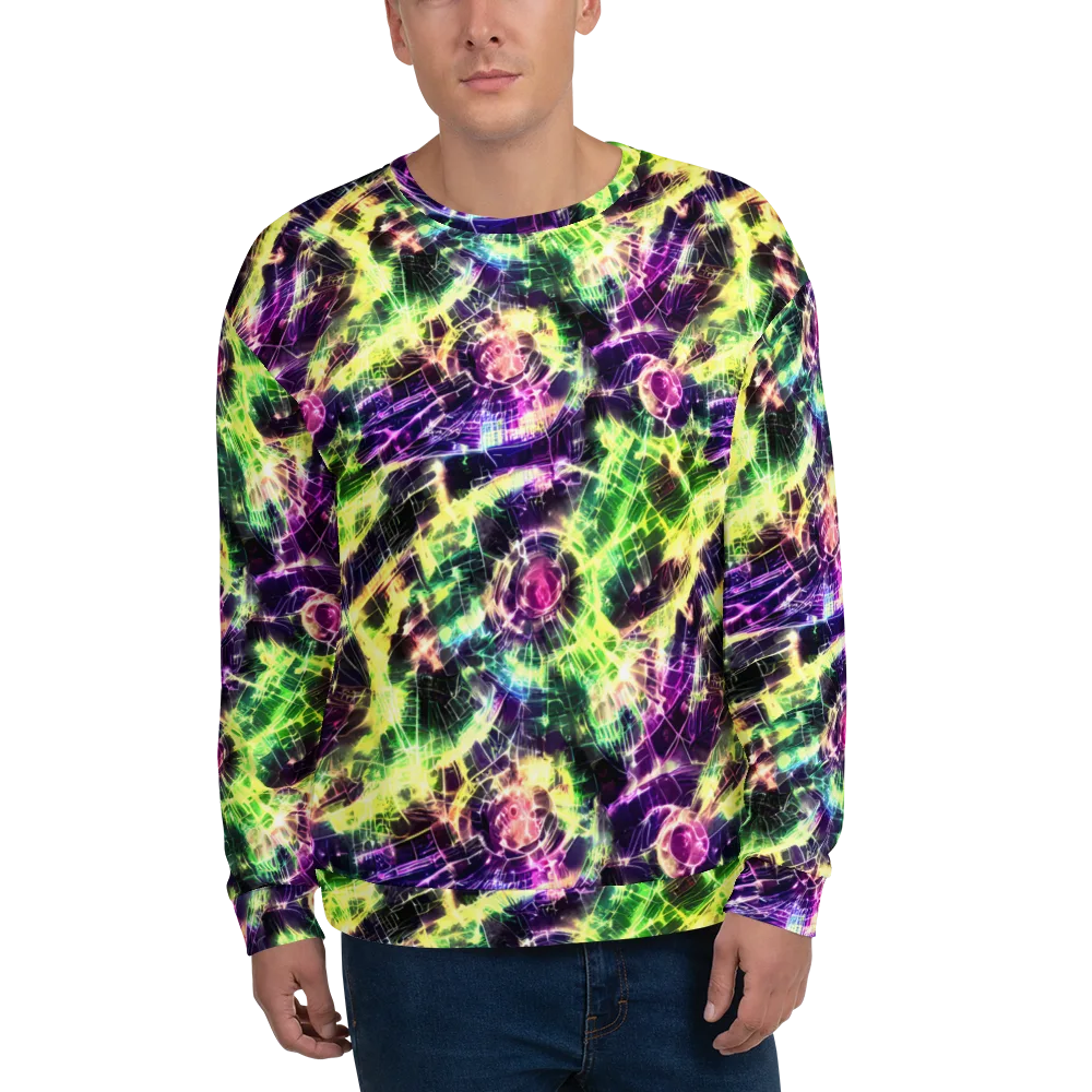 Ultraviolet Collision on Sweatshirt — Front