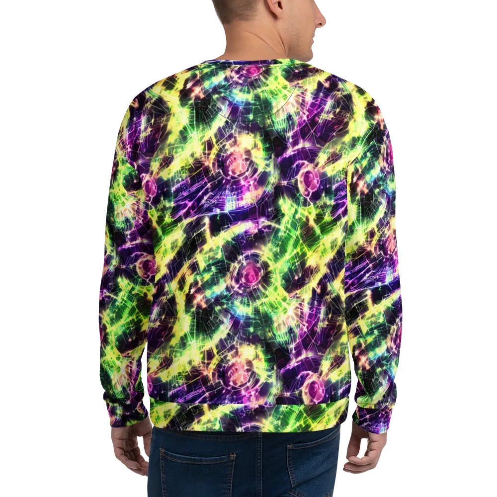 Ultraviolet Collision on Sweatshirt — Back