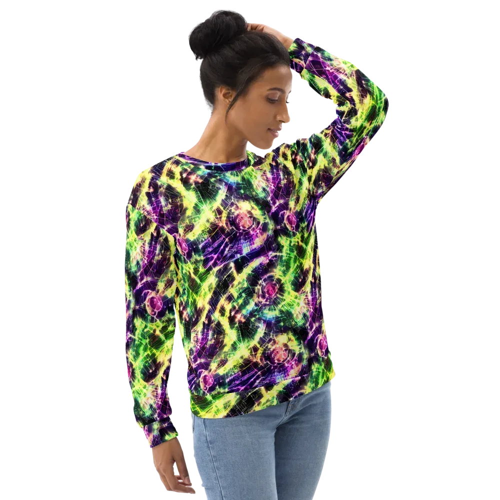 Ultraviolet Collision on Sweatshirt — Right Front