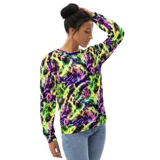 Ultraviolet Collision on a Sweatshirt