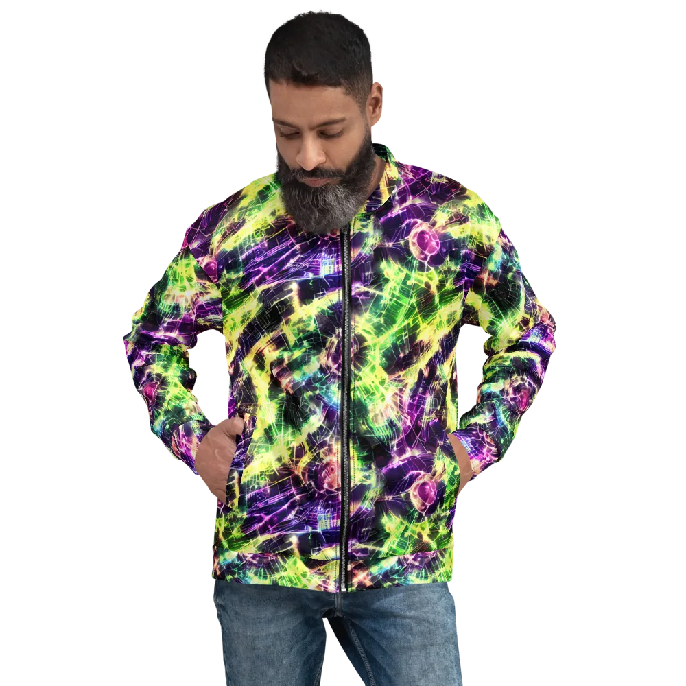 Ultraviolet Collision on Bomber Jacket — Front
