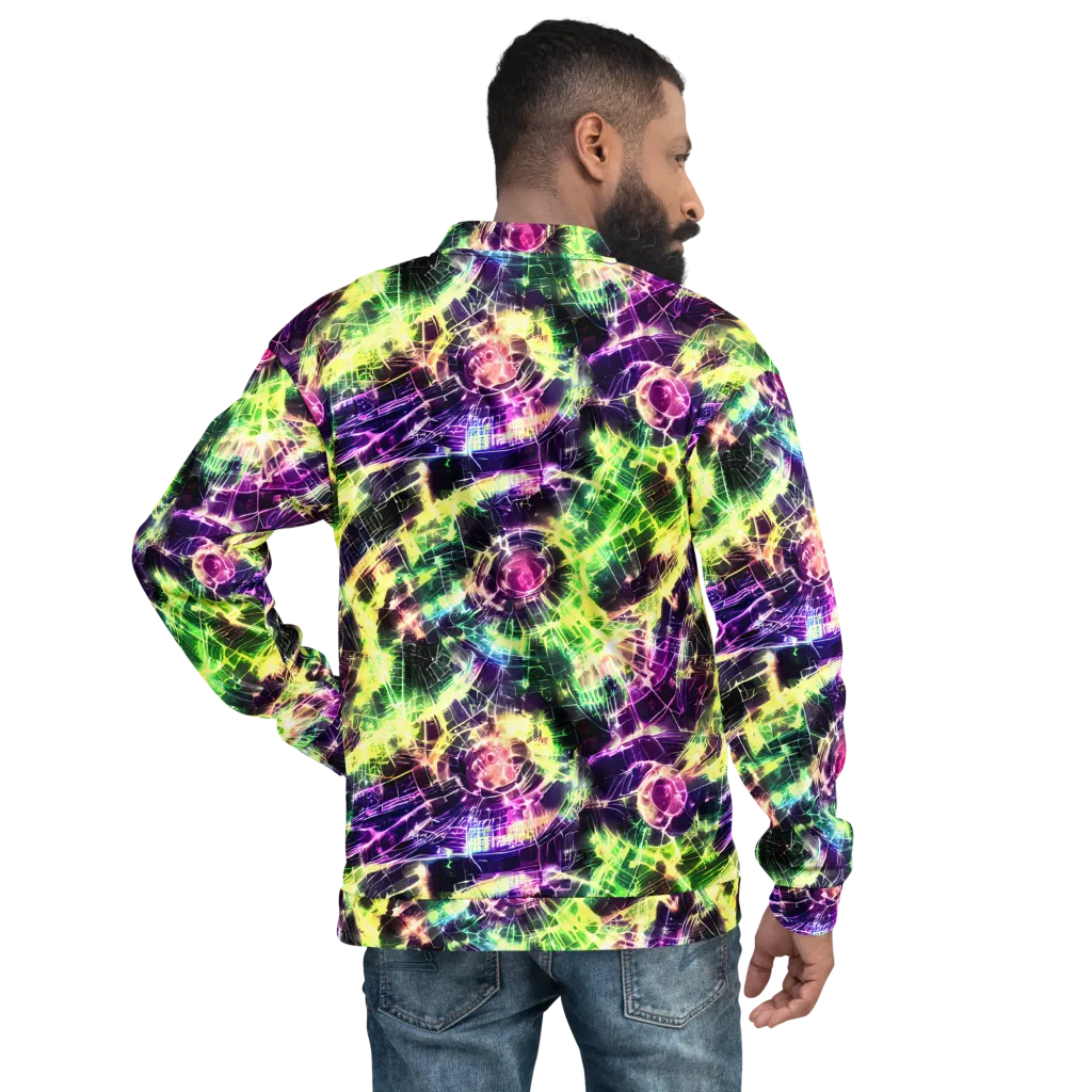 Ultraviolet Collision on Bomber Jacket — Back