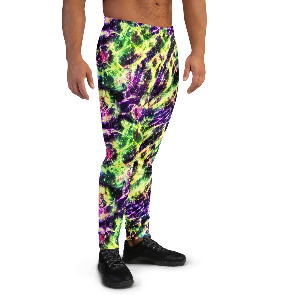 Ultraviolet Collision on Men's Joggers — Right