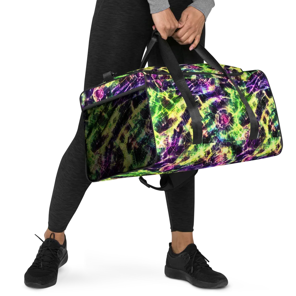 Ultraviolet Collision on Duffle Bag — Right Front