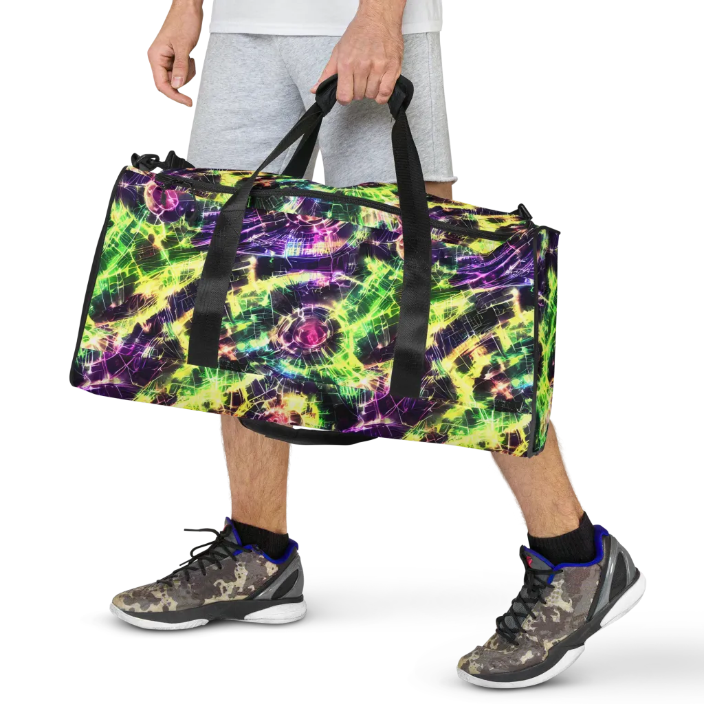Ultraviolet Collision on Duffle Bag — Front