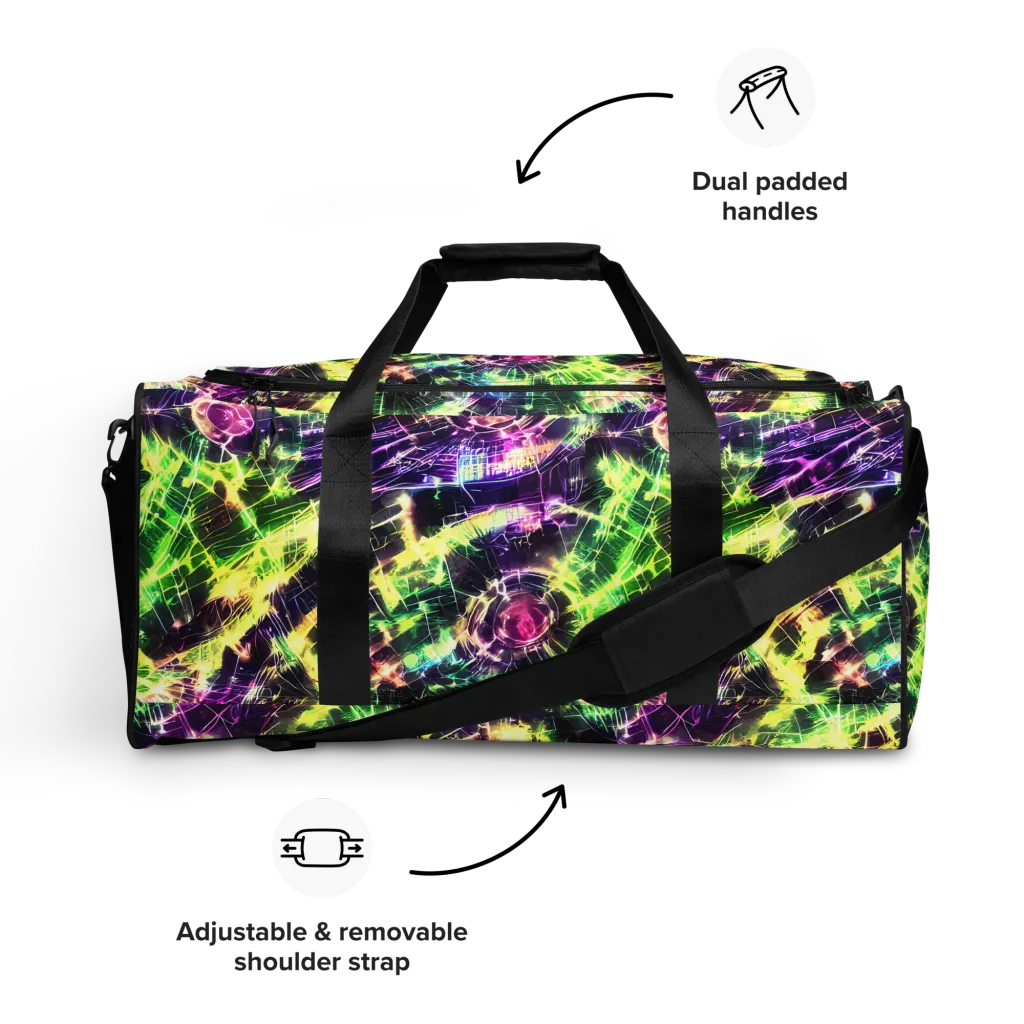 Ultraviolet Collision on Duffle Bag — Front