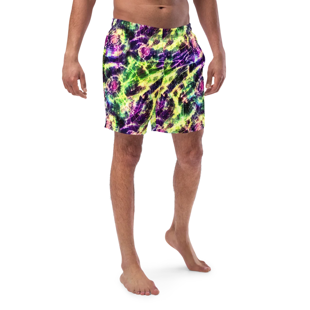 Ultraviolet Collision on Swim Trunks — Front