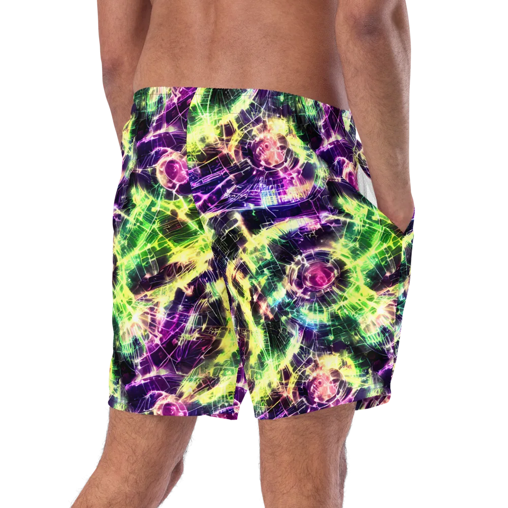 Ultraviolet Collision on Swim Trunks — Right Back