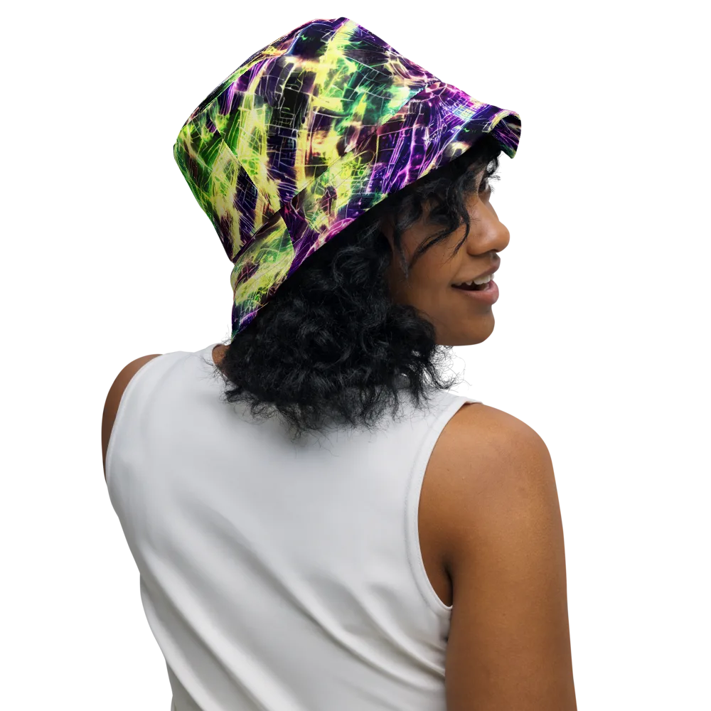 Ultraviolet Collision on Reversible Bucket Hat — Right Outside