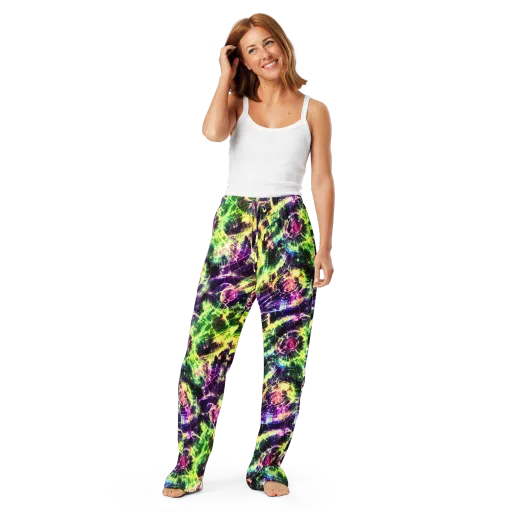 Ultraviolet Collision on a Women's Pajama Pants