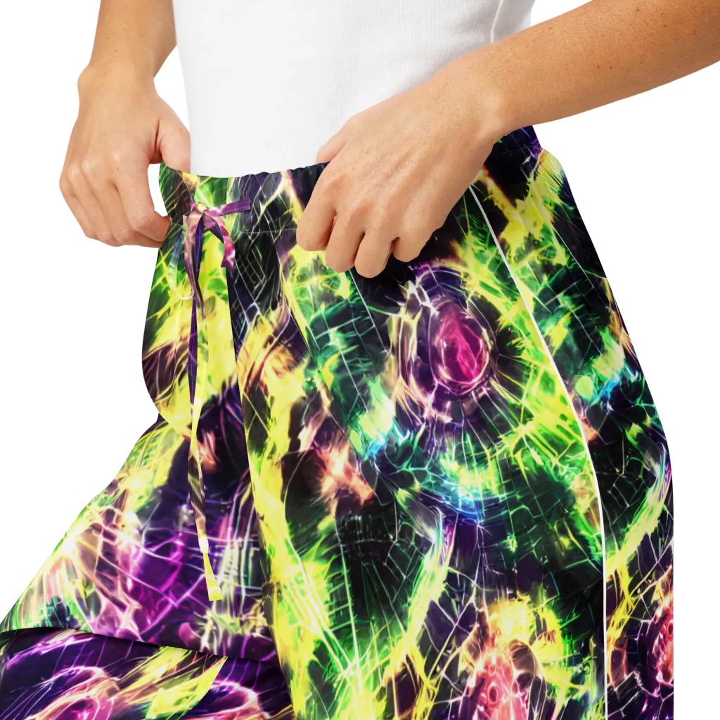 Ultraviolet Collision on Women's Pajama Pants — Product details