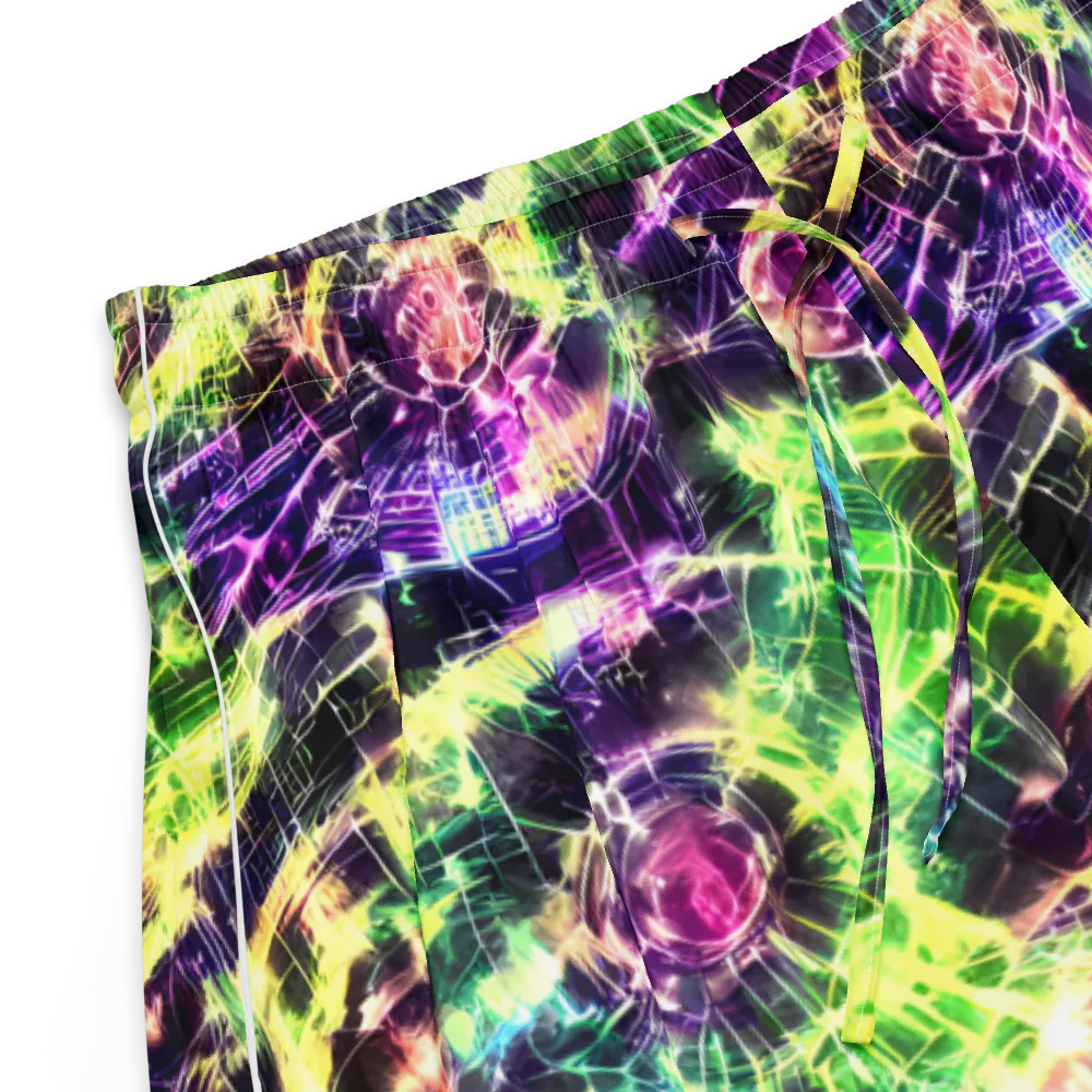 Ultraviolet Collision on Women's Pajama Shorts — Product details