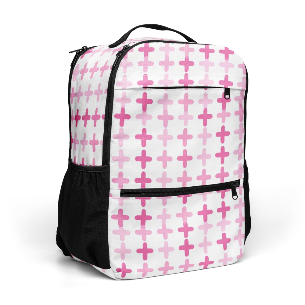 Candy Crosses on Utility Backpack — Right Front