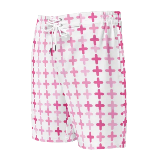 Candy Crosses on a Men's Board Shorts