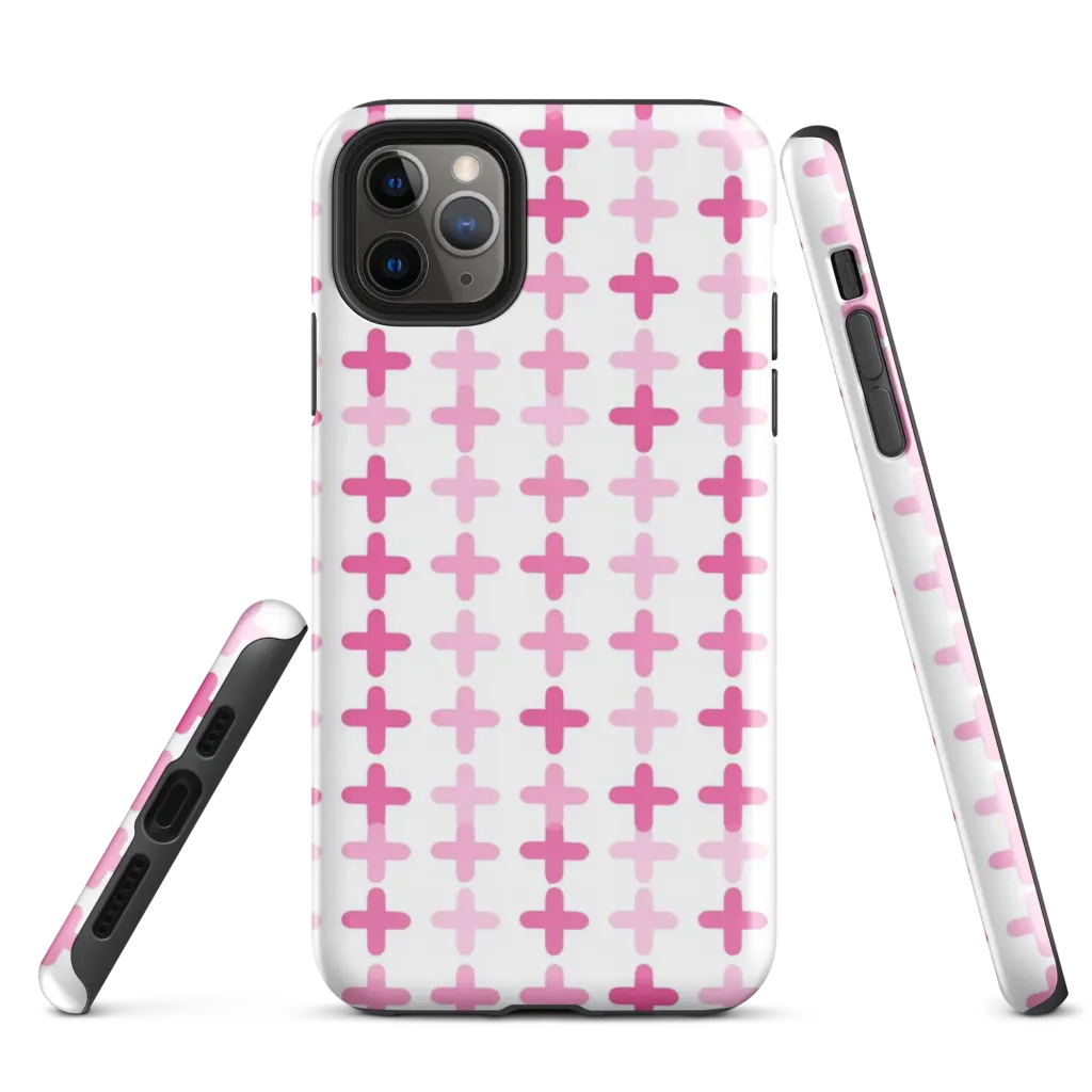 Candy Crosses on Tough Case for iPhone® — Front