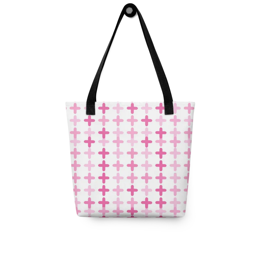 Candy Crosses on Tote Bag — Front