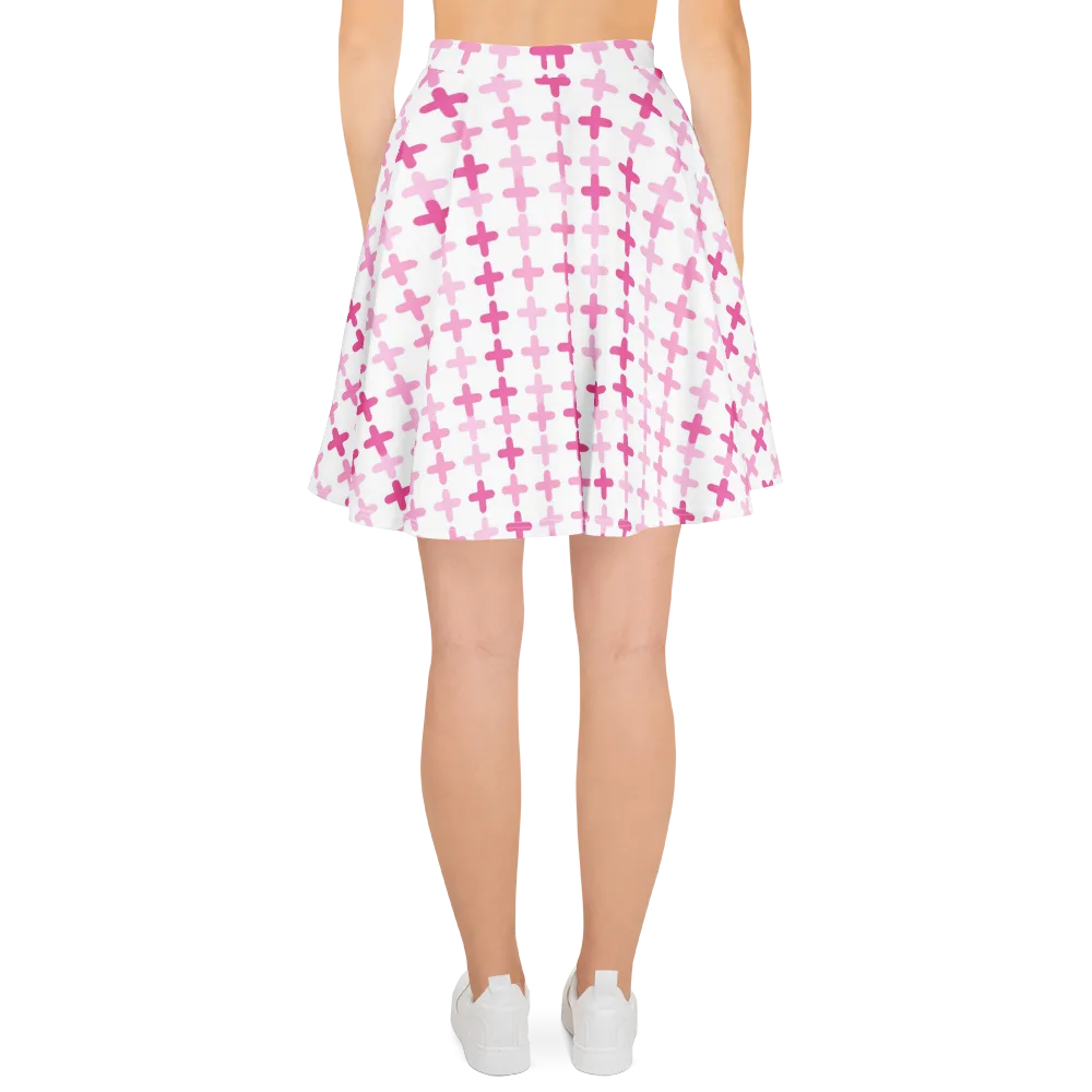 Candy Crosses on Skater Skirt — Back