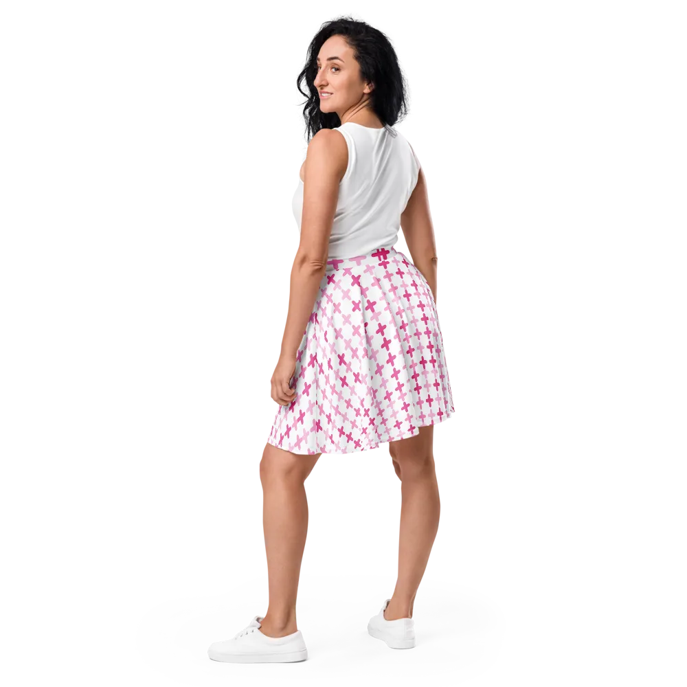Candy Crosses on Skater Skirt — Back