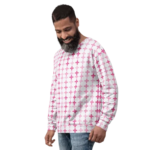 Candy Crosses on a Sweatshirt