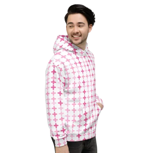 Candy Crosses on a Hoodie