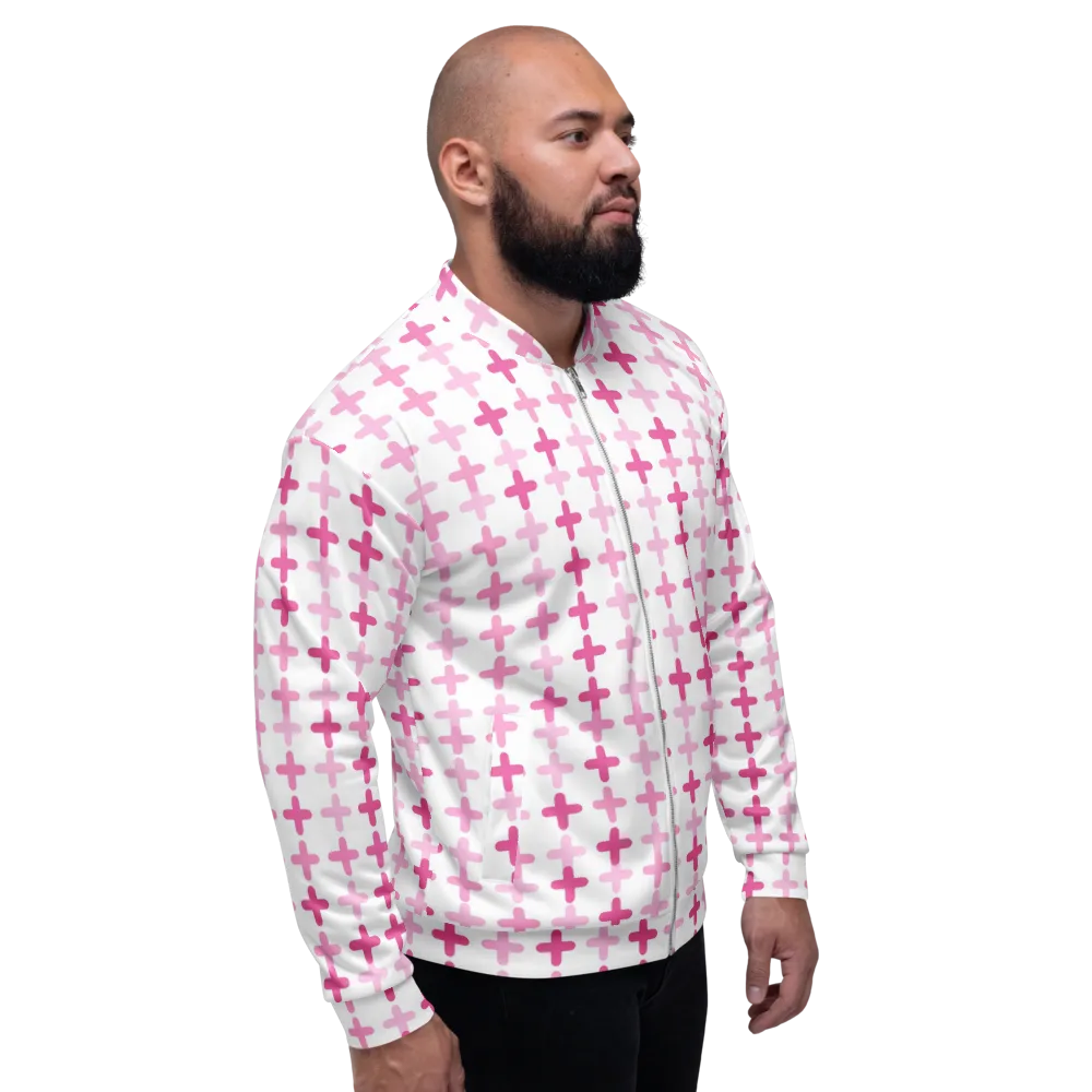 Candy Crosses on Bomber Jacket — Right