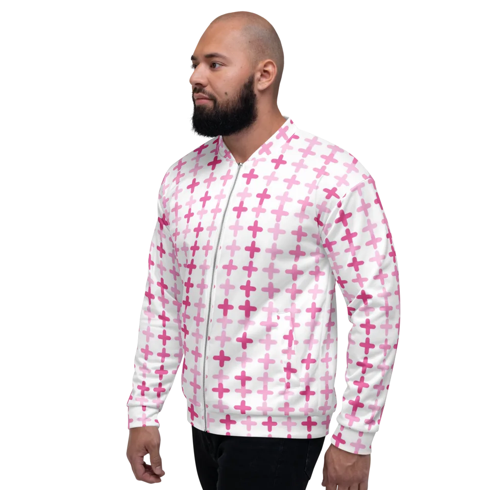 Candy Crosses on Bomber Jacket — Left