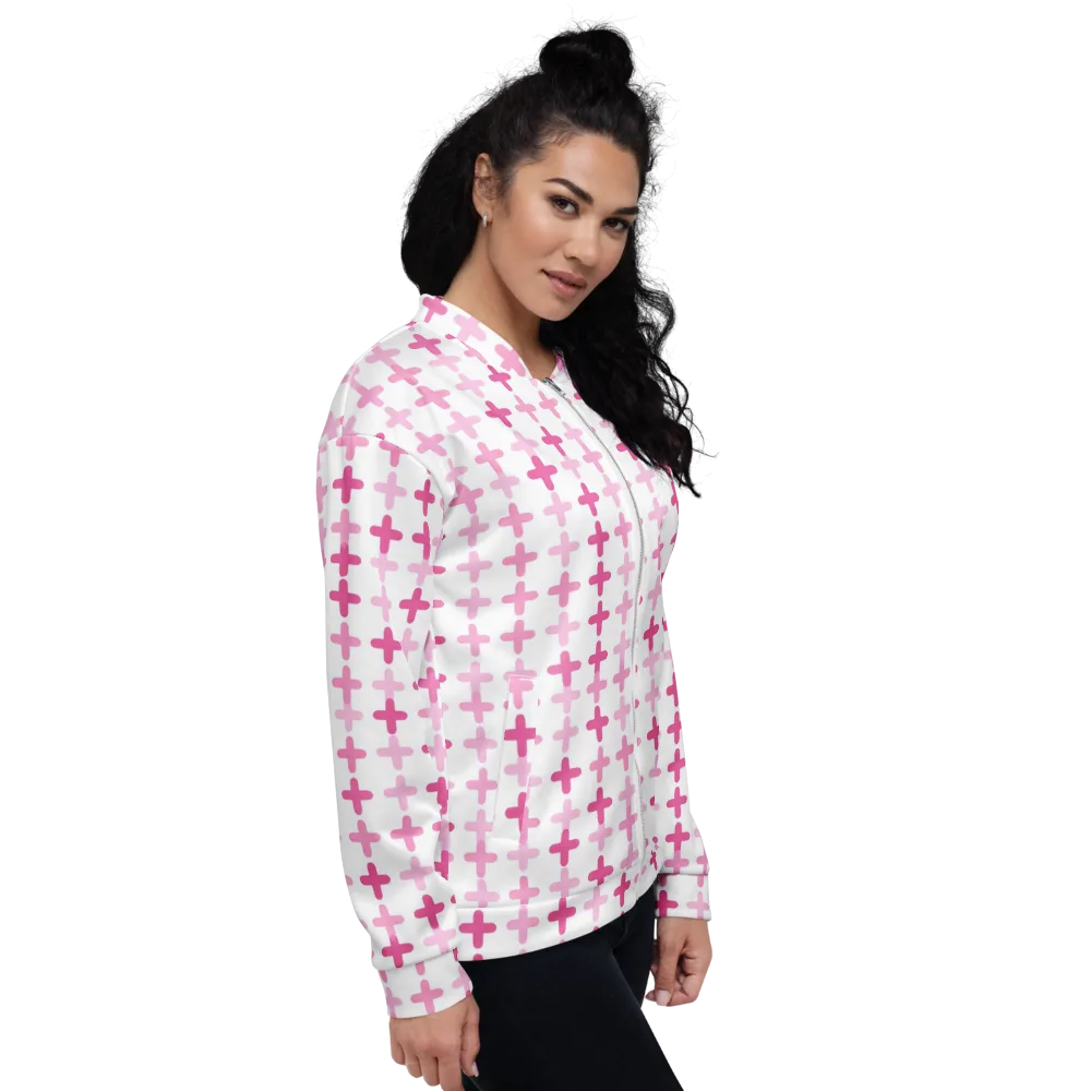 Candy Crosses on Bomber Jacket — Right
