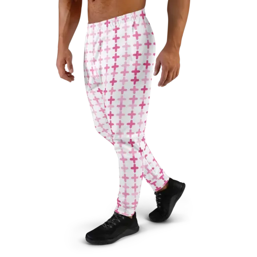 Candy Crosses on a Men's Joggers