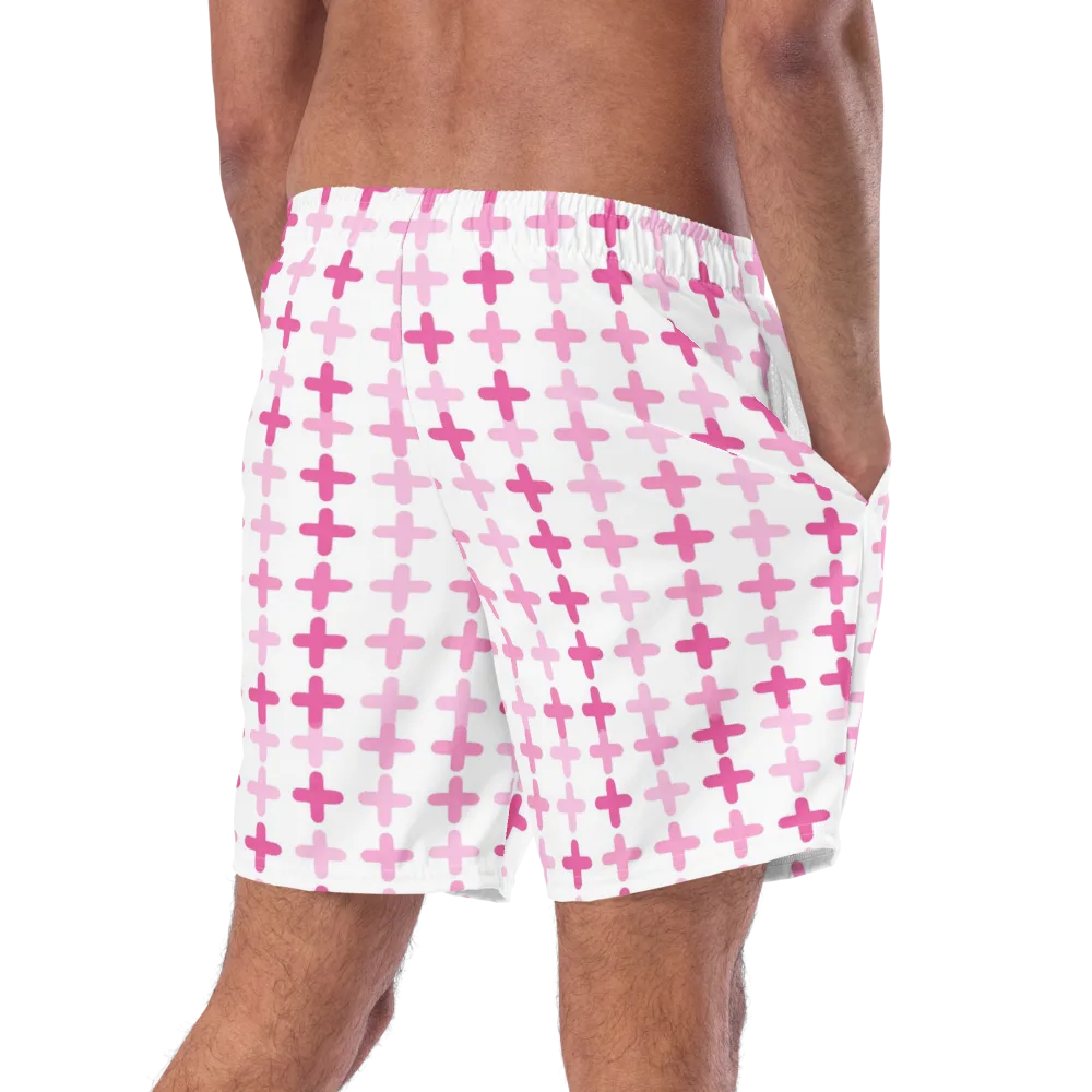 Candy Crosses on Swim Trunks — Right Back