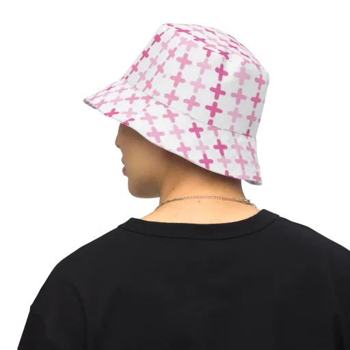 Candy Crosses on a Reversible Bucket Hat