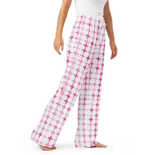 Candy Crosses on a Women's Pajama Pants