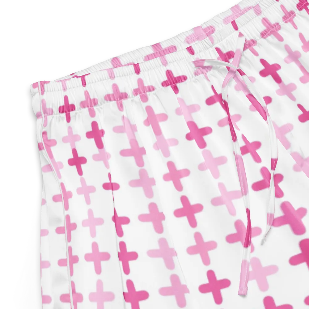 Candy Crosses on Women's Pajama Shorts — Product details