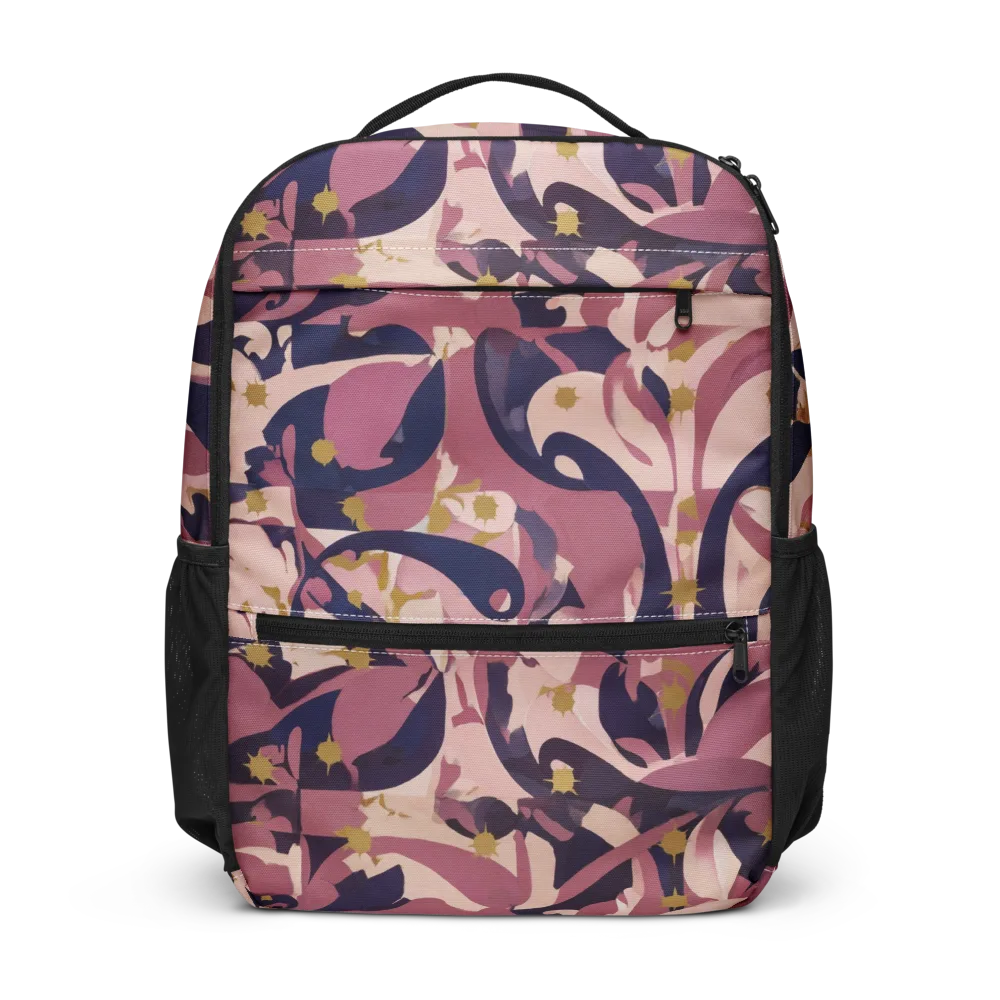 Plum Petal on Utility Backpack — Front