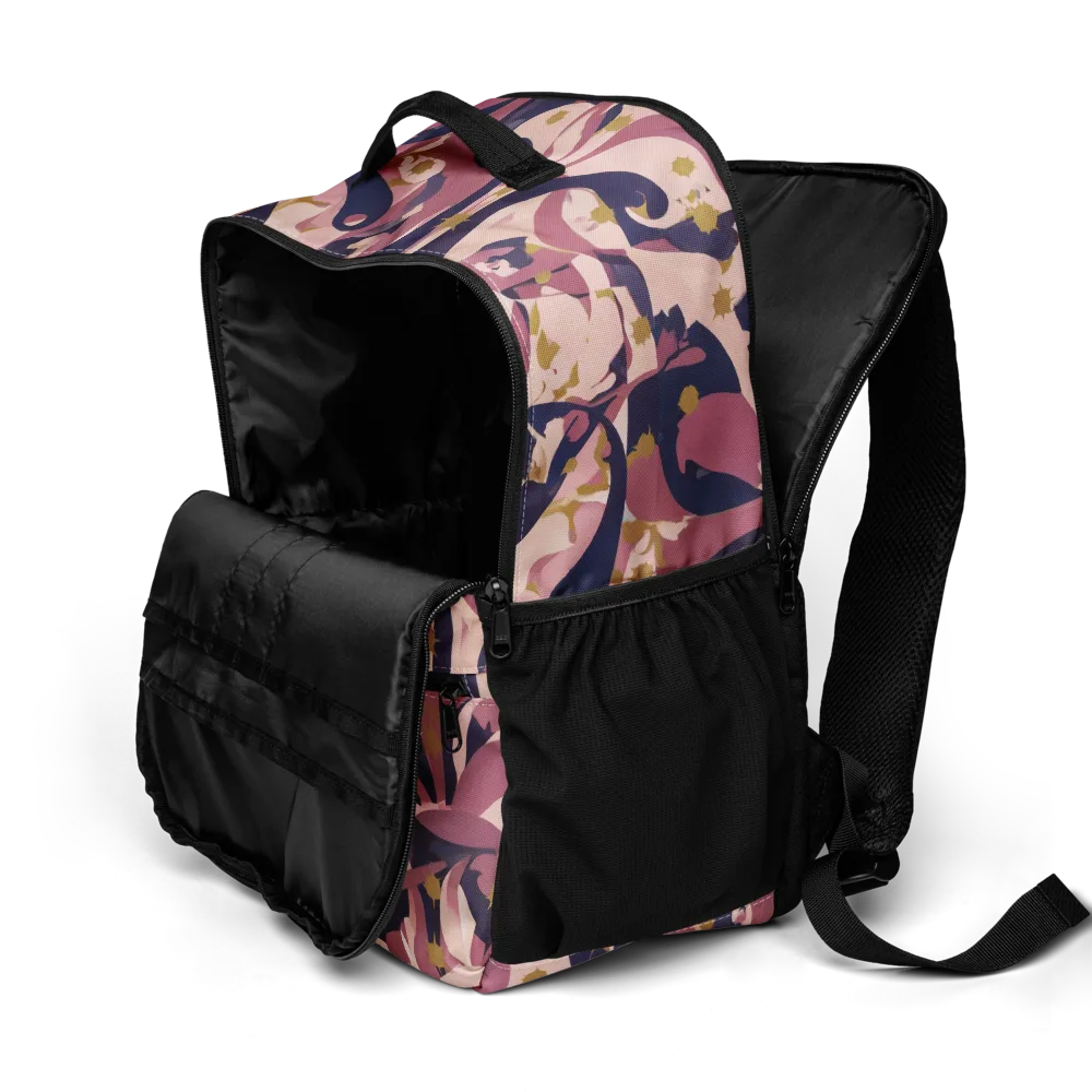 Plum Petal on Utility Backpack — Product details 2
