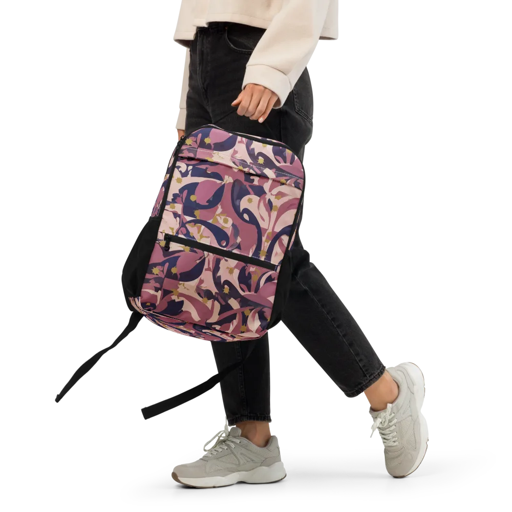 Plum Petal on Utility Backpack — Front